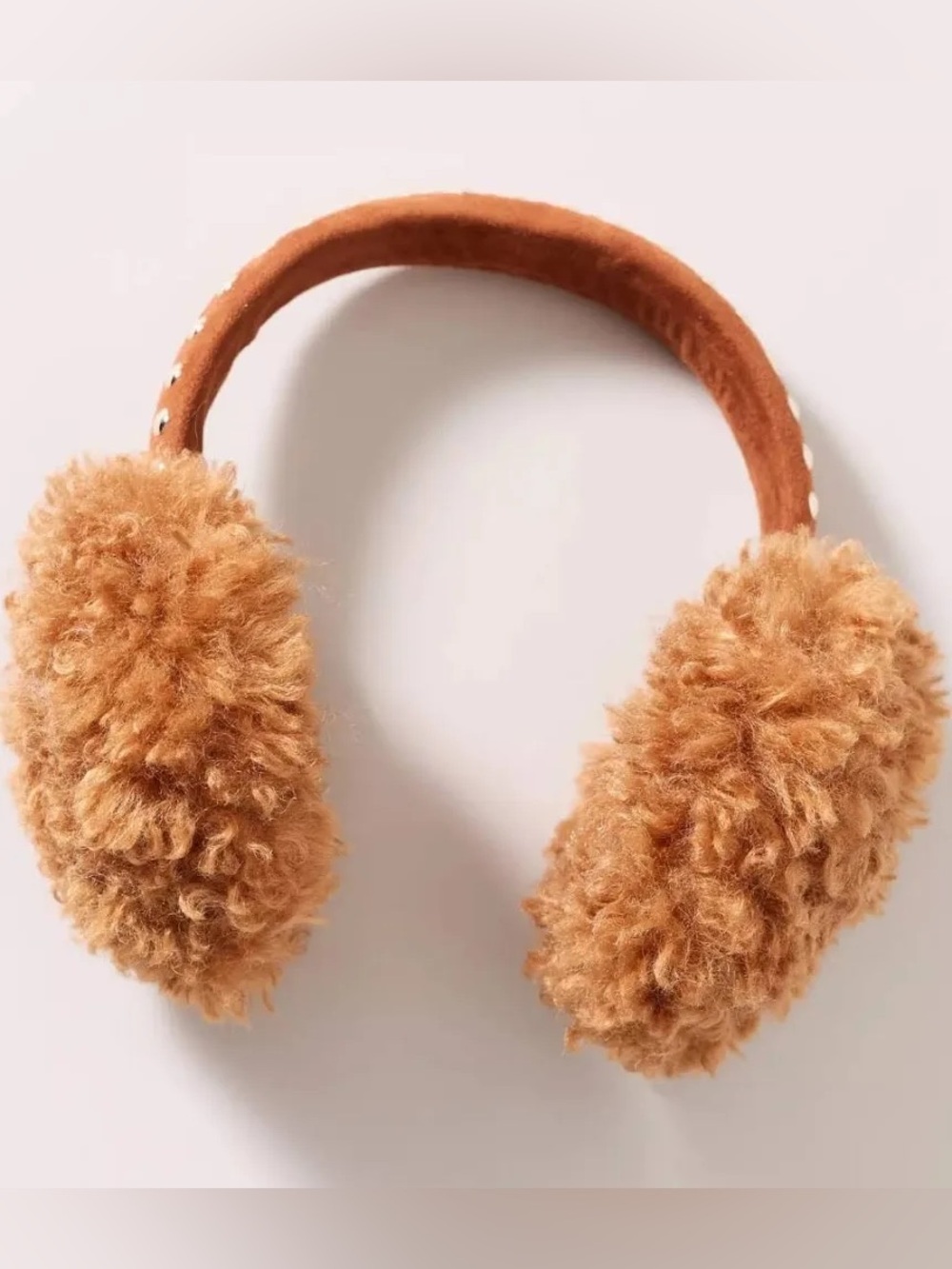 Anthropologie NWT Studded Faux Fur Earmuffs